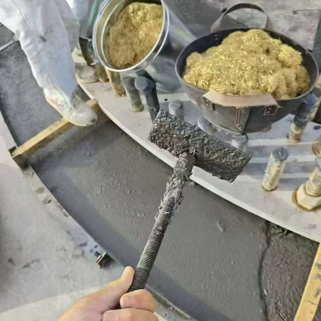 赤峰C120钢纤维高强无收灌浆料 轧机压缩机汽轮机发电机锻压设备底座灌浆材料